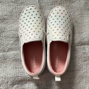 Old Navy Polka Dot Slip Ons (NWOT)